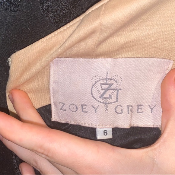 Gorgeous Zoey Grey Mermaid Style Grad Dress - Picture 7 of 7